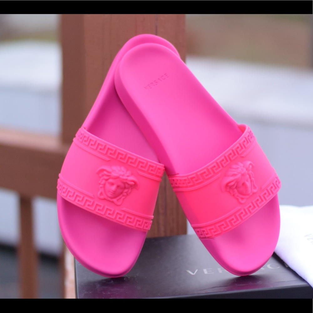 Versace Pink Loafers & Slip-Ons